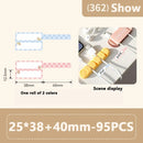 Rolo de Etiquetas Térmicas Adesivas Niimbot 2 Polegadas - Papel Colorido Impermeável para Impressora B1 B21