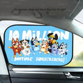 Protetor Solar Infantil Bluey - Cortina UV para Janela do Carro