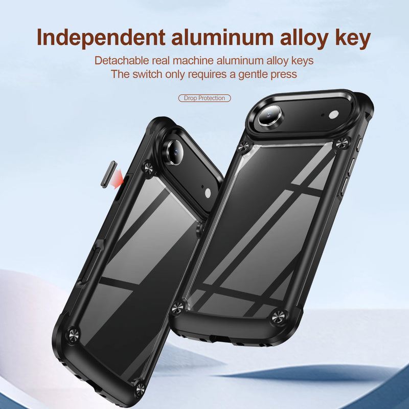 Capa Transparente Anti-Amarelamento iPhone 17/16/15/14/13/12 Pro Max - Proteção Premium