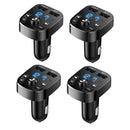 Transmissor FM Bluetooth 5.0 para Carro - MP3 Player Dual USB Carregador Rápido