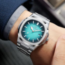 Relógio Militar Masculino Quadrado 2025 - Aço Inoxidável Luminoso Impermeável