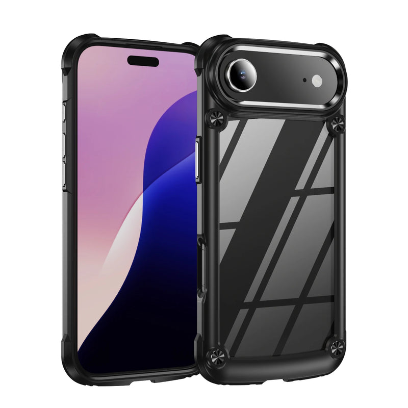 Capa Transparente Anti-Amarelamento iPhone 17/16/15/14/13/12 Pro Max - Proteção Premium