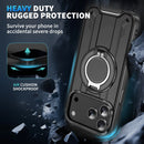 Capa iPhone Magnética com Anel - Proteção Anti-Choque para iPhone 17/16/15/14/13/12 Pro Max