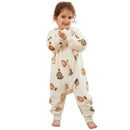 Pijama Natal Flanela Criança - Roupa Dormir Quente Inverno Menino Menina 1-6T