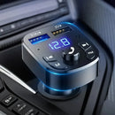 Transmissor FM Bluetooth 5.0 para Carro - MP3 Player Dual USB Carregador Rápido