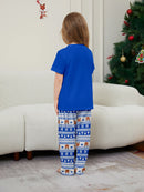 Pijama Natal Família Padrões Completos - Conjunto Criar Memórias Quentes Xmas