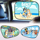 Protetor Solar Infantil Bluey - Cortina UV para Janela do Carro