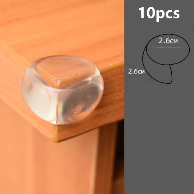 Protetores de Cantos Mesa Silicone 4/10 Peças - Segurança Bebé Crianças Anti-Colisão