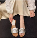 Sandálias Femininas Luxo Designer 2025 - Chinelos Praia Confortáveis Sola Macia