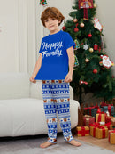 Pijama Natal Família Padrões Completos - Conjunto Criar Memórias Quentes Xmas