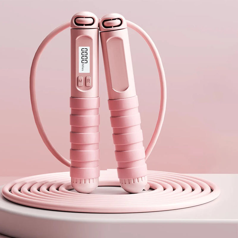 Corda de Pular Eletrónica com Contador Digital - Perda de Peso e Fitness Cardio