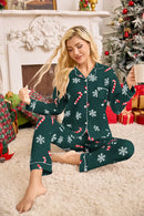 Pijama Natal Mulher - Conjunto 2 Peças Roupa Casa Calças Confortável Lounge
