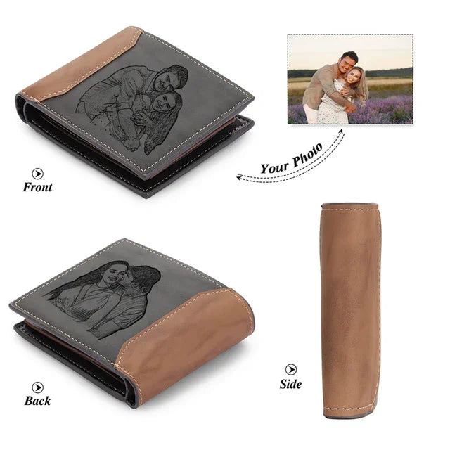Carteira Masculina Personalizada com Foto - Presente Único