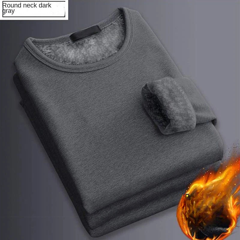 Camisola Térmica Masculina Manga Comprida - Fleece Inverno Acolchoada