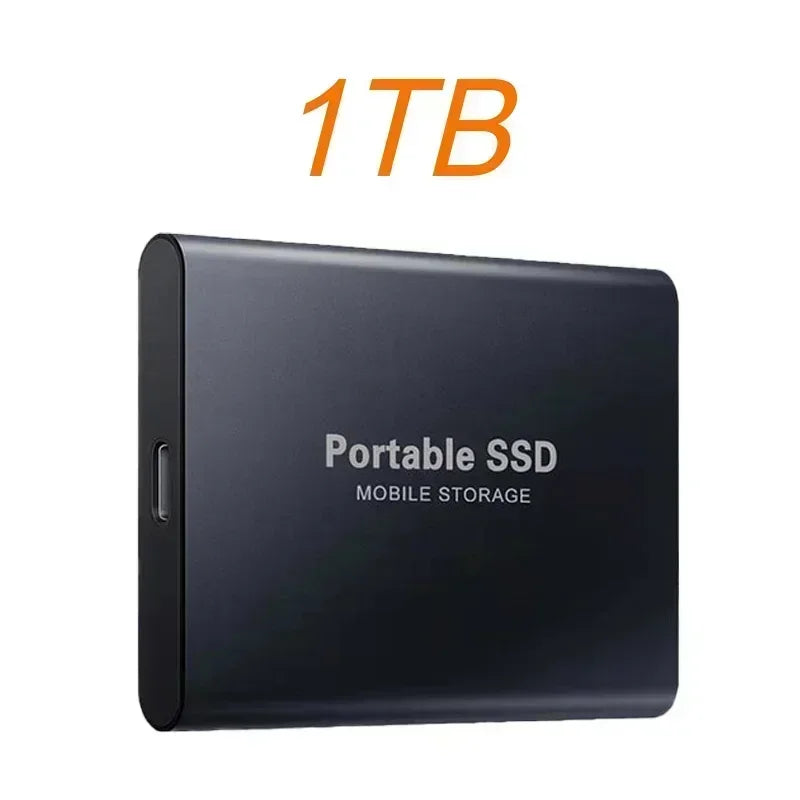 Disco SSD Externo Portátil 4TB - Alta Velocidade USB 3.1 para Laptop/PC