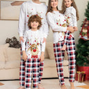 Pijamas Natal Família 2025 - Rena Pai Mãe Filho + Roupa Cão Combinando Xmas