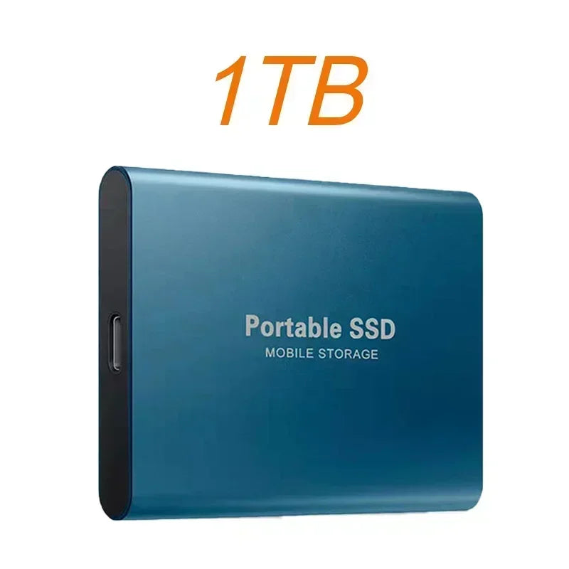 Disco SSD Externo Portátil 4TB - Alta Velocidade USB 3.1 para Laptop/PC
