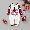 Pijama Natal Família 2 Peças - Conjunto Mãe Pai Criança Body Bebé Casual Xmas