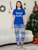 Pijama Natal Família Padrões Completos - Conjunto Criar Memórias Quentes Xmas