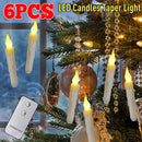 Velas LED Decorativas Sem Chama - Pack 6 Velas para Casamentos e Festas