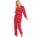Pijama Natal Mulher - Conjunto 2 Peças Roupa Casa Calças Confortável Lounge