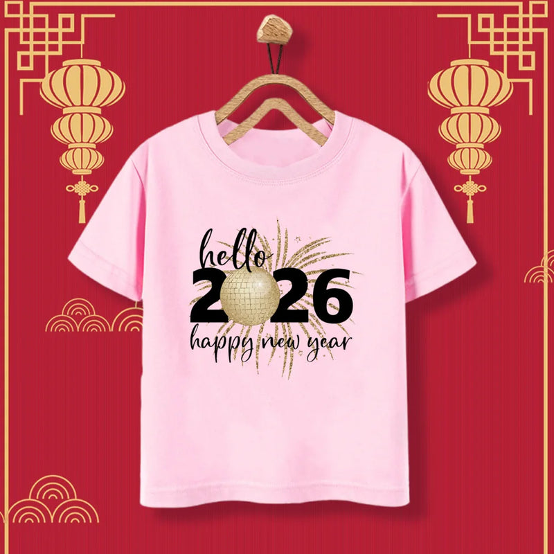 T-shirt Ano Novo 2026 - Edição Limitada Criança