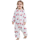 Pijama Natal Flanela Criança - Roupa Dormir Quente Inverno Menino Menina 1-6T