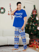 Pijama Natal Família Padrões Completos - Conjunto Criar Memórias Quentes Xmas