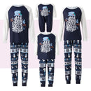 Pijamas Natal Família Conjunto - Adulto Criança Top+Calças Body Bebé Xmas
