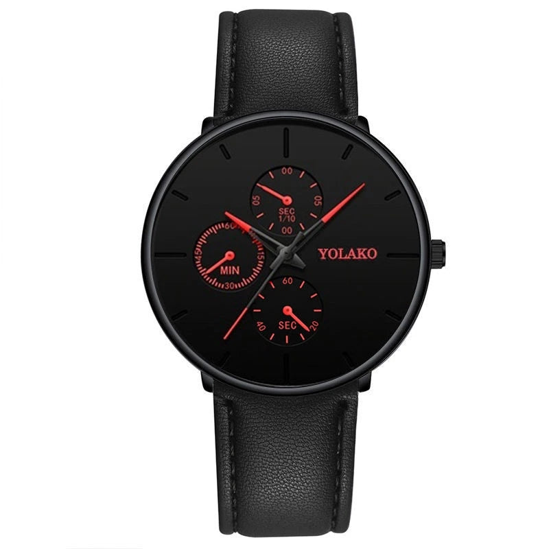 Relógio Masculino Executivo Ultra Fino - Malha de Aço Quartzo Casual Elegante