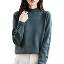 Camisola Malha Feminina Outono Inverno - Gola Redonda Casual Fashion