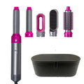 5-in-1 Professional Hair Dryer Brush - Styling Set with Hot Air Curler, Straightener & Volumizer - Complete Kit