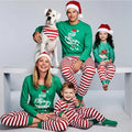 Cotton Pajamas Set Xmas Family Matching Christmas Printed Mother Father Kids Christmas Clothing Set Long-sleeved HomeWear Pyjama