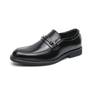 Sapatos Formais Masculinos Couro Clássicos - Mocassins Slip-On Respiráveis