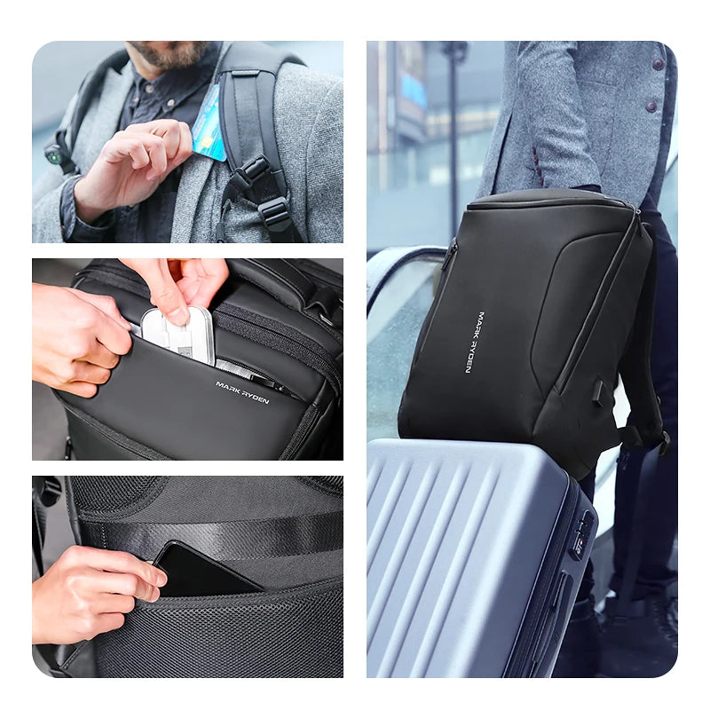Mochila Laptop MARK RYDEN 17 Polegadas - Viagem Espaçosa COMPACTO PRO para Homens