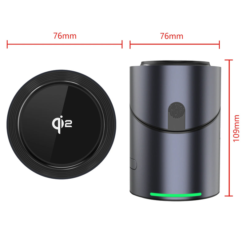 Qi2 3-in-1 Magnetic Wireless Charger - 15W Fast Charging Station for iPhone, AirPods & Apple Watch