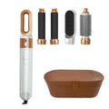 5-in-1 Professional Hair Dryer Brush - Styling Set with Hot Air Curler, Straightener & Volumizer - Complete Kit