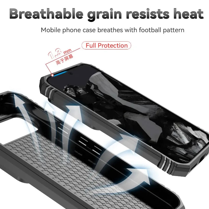 Capa Anti-Choque Google Pixel com Anel Magnético - Proteção Premium com Suporte