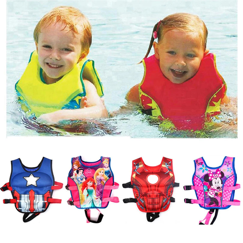 Colete Natação Bebé Profissional - Flutuador com 2 Placas para Aprender a Nadar