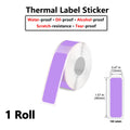 Etiquetas Térmicas D30 Multi-Tamanhos Impermeáveis - Adesivos para Organização Cozinha Escritório Cabos D30 Q30