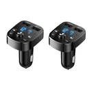 Transmissor FM Bluetooth 5.0 para Carro - MP3 Player Dual USB Carregador Rápido