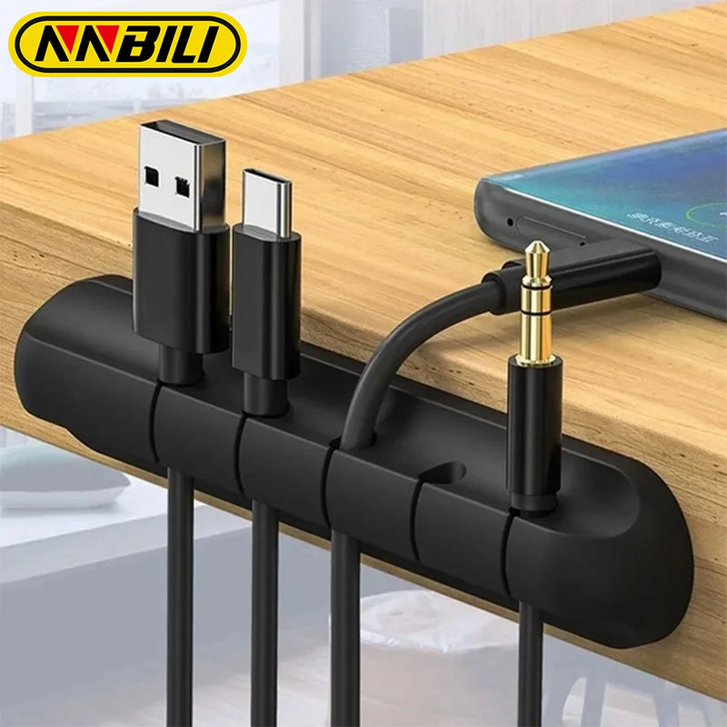 Organizador Cabos USB Silicone NNBILI - Gestão Secretária