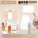 Papel Térmico Niimbot B21/B203/B3S - Etiquetas Autoadesivas Impermeáveis Resistentes a Óleo e Rasgos