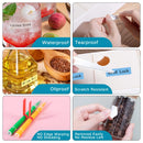 Etiquetas Térmicas D30 Multi-Tamanhos Impermeáveis - Adesivos para Organização Cozinha Escritório Cabos D30 Q30