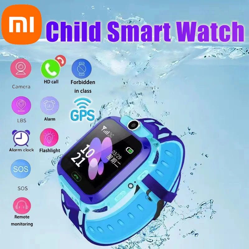 Smartwatch Xiaomi para Crianças - GPS SOS Chamadas Câmara À Prova de Água