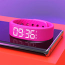 LED Digital Smart Wristbands Waterproof Smart Clock Smartband With Running Pedometer Monitor Smart Band Vibration Alarm Reminder