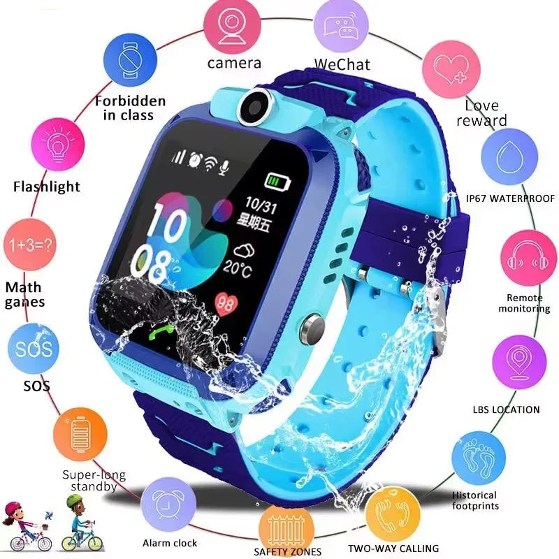 Smartwatch Xiaomi para Crianças - GPS SOS Chamadas Câmara À Prova de Água