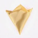 Lenços de Bolso Masculinos Luxo - Cores Sólidas Branco Preto Vermelho Poliéster 22x22cm