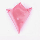 Lenços de Bolso Masculinos Luxo - Cores Sólidas Branco Preto Vermelho Poliéster 22x22cm