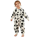 Pijama Natal Flanela Criança - Roupa Dormir Quente Inverno Menino Menina 1-6T